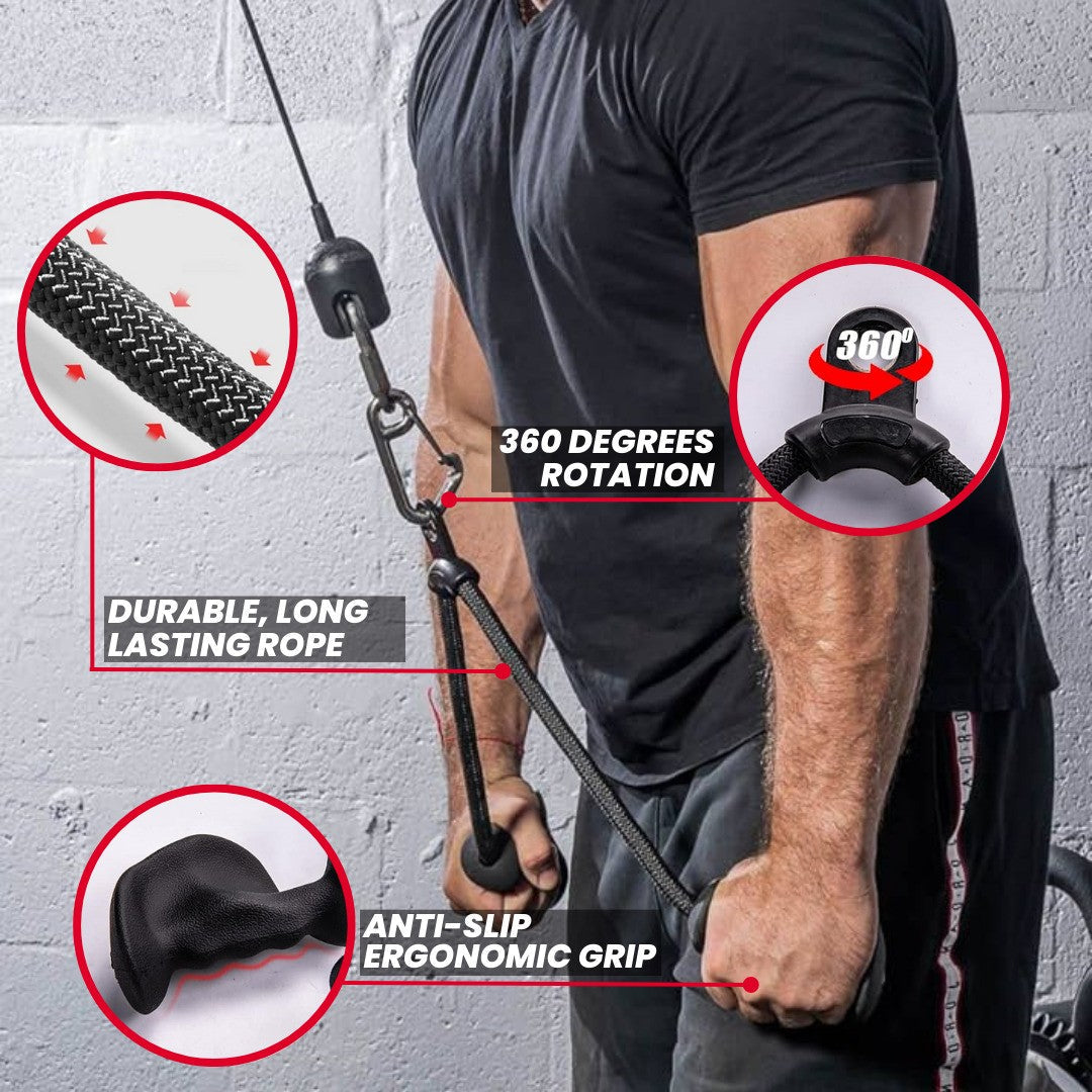 TitanRope™ Ergonomic Tricep Rope