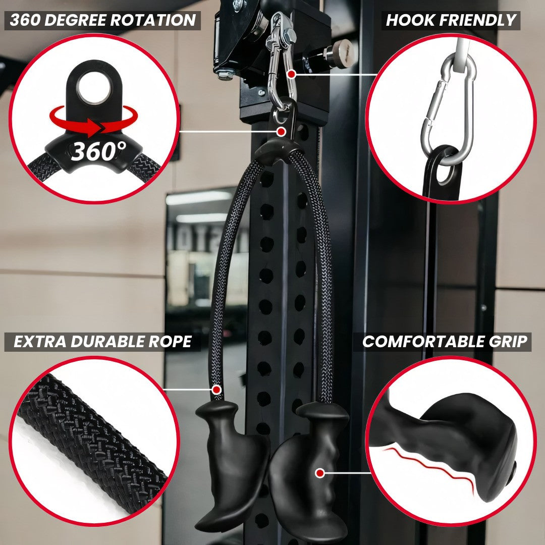 TitanRope™ Ergonomic Tricep Rope